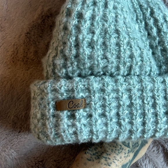 Coal Beanie with Pom - Picture 3 of 5